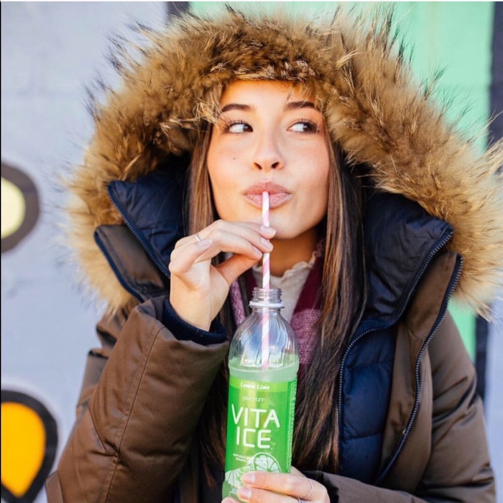 Soia and Kyo Long Army Green Jacket